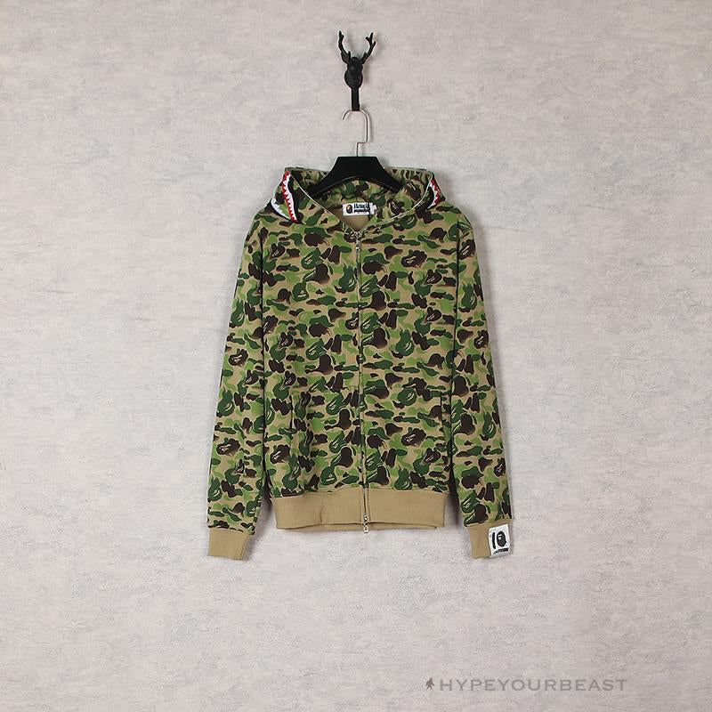 Bape Green Camouflage Hoodie