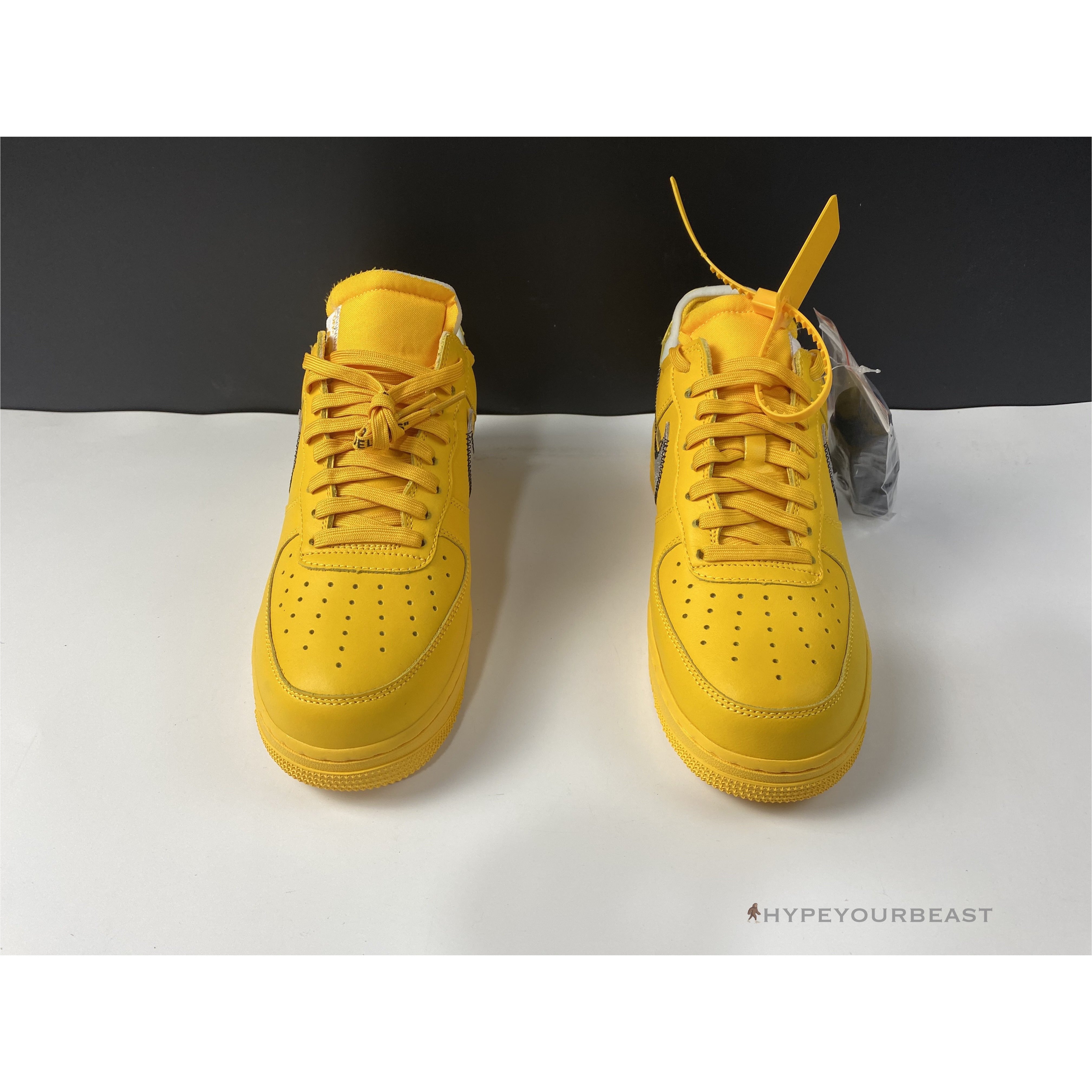 Off White X Air Force 1 Low 'Yellow'