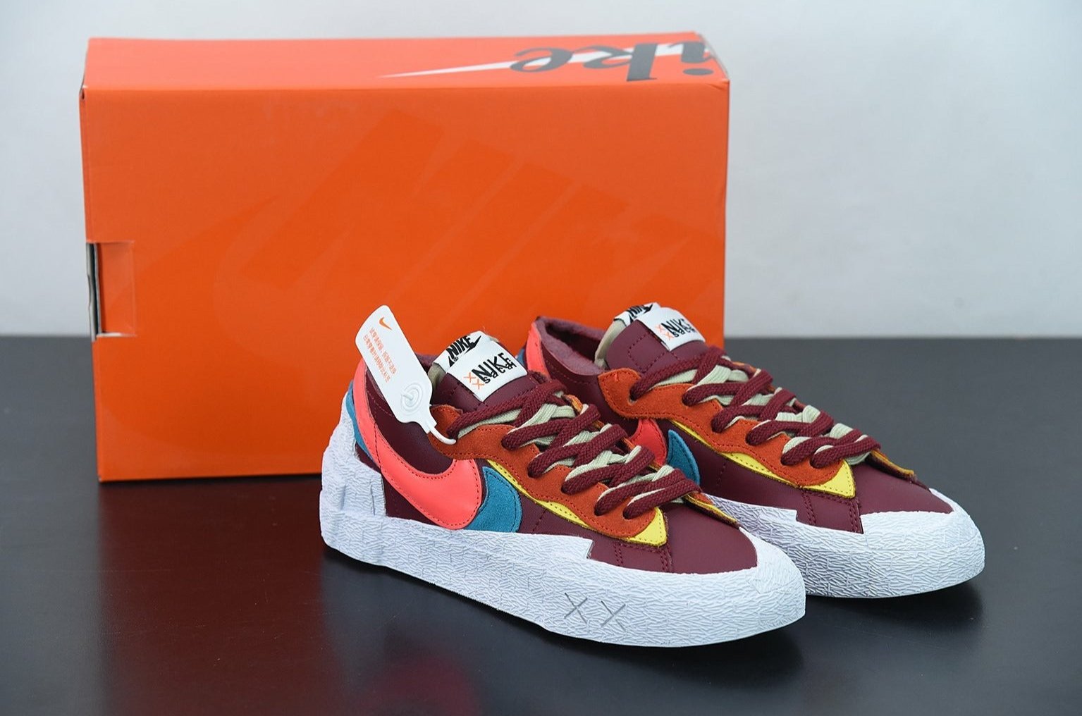 Nike Blazer Low Sacai KAWS Red