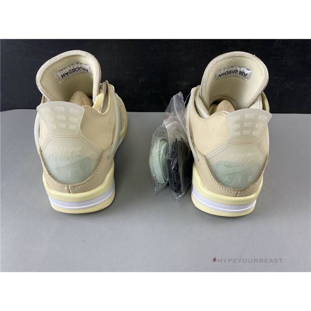 Off White X Air Jordan 4 Sail