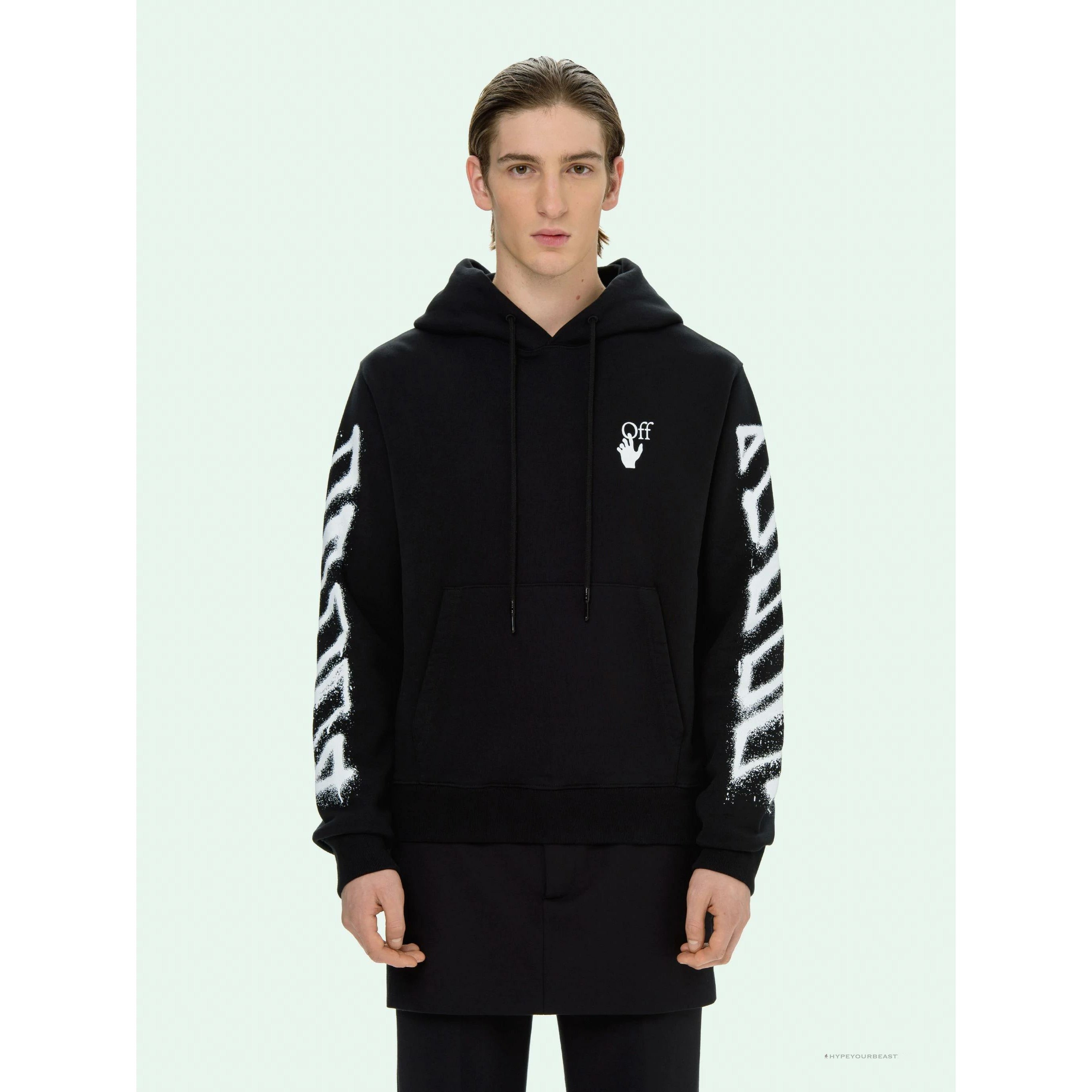 Off White Hoodie Black BC