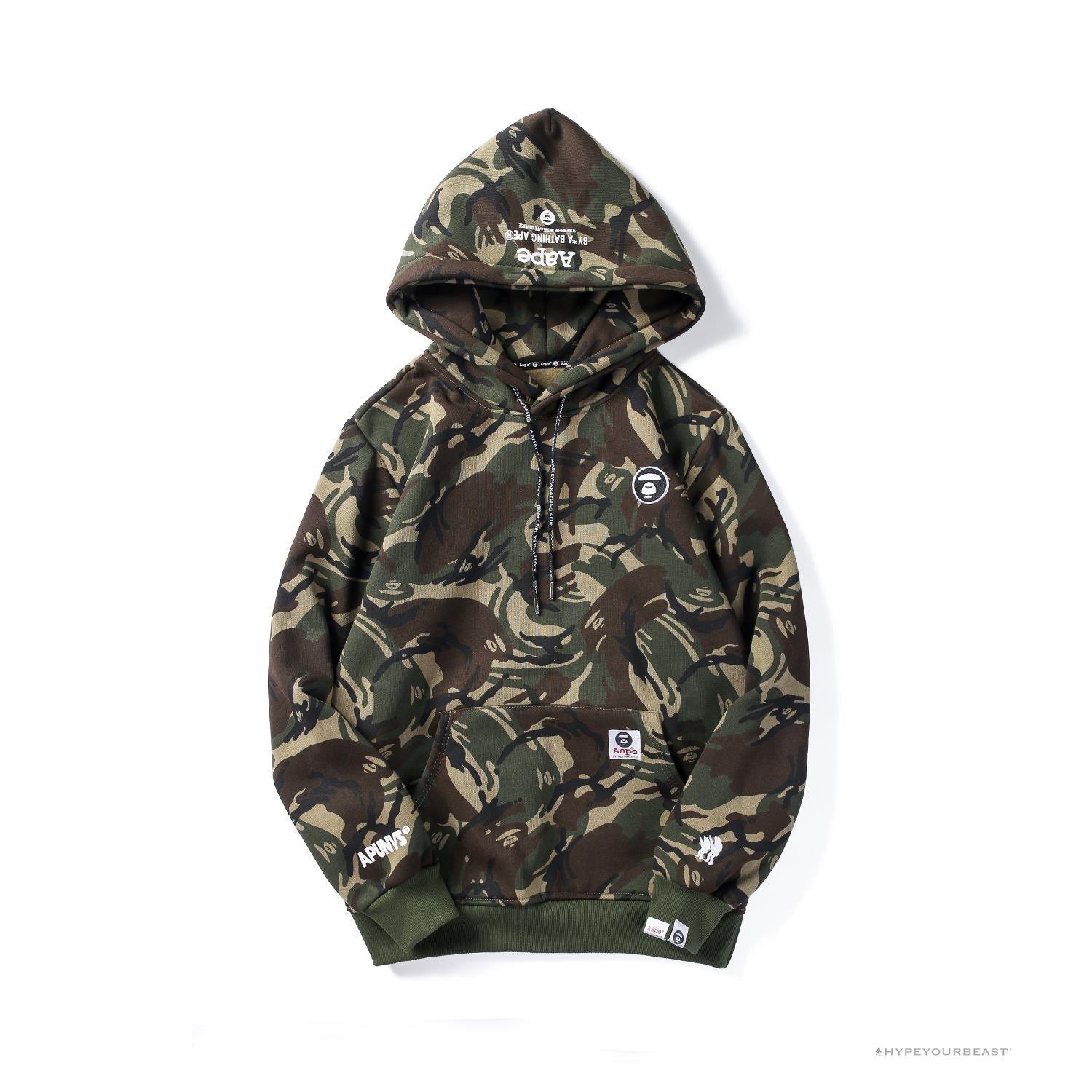 Bape Camo Hoodie Army Camouflage