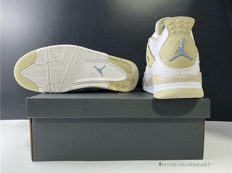 Air Jordan 4 White Gold