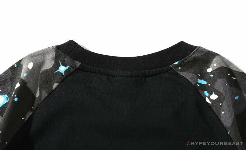 BAPE Baby Milo Galaxy Astronaut Luminous Tee Shirt 'BLACK'