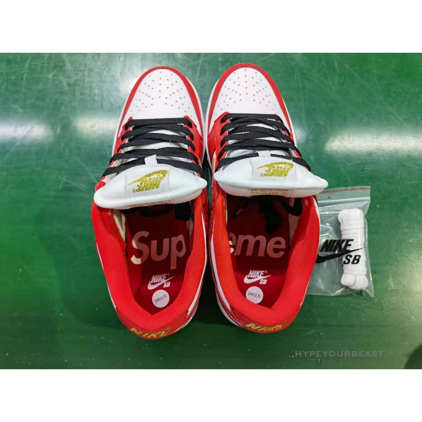 Nike SB Dunk Low Gold Red