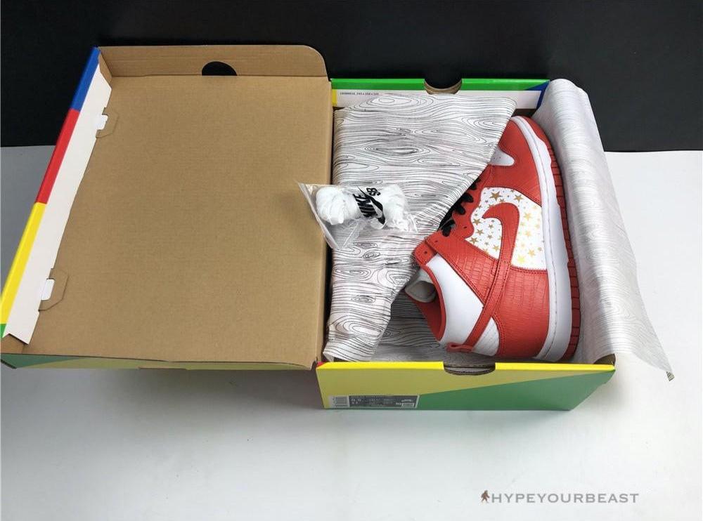 Nike Dunk High X Supreme Red