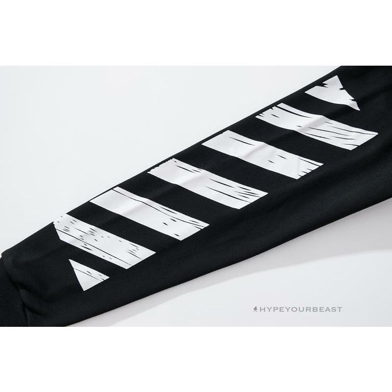 Off White Hoodie Seeing Things Black