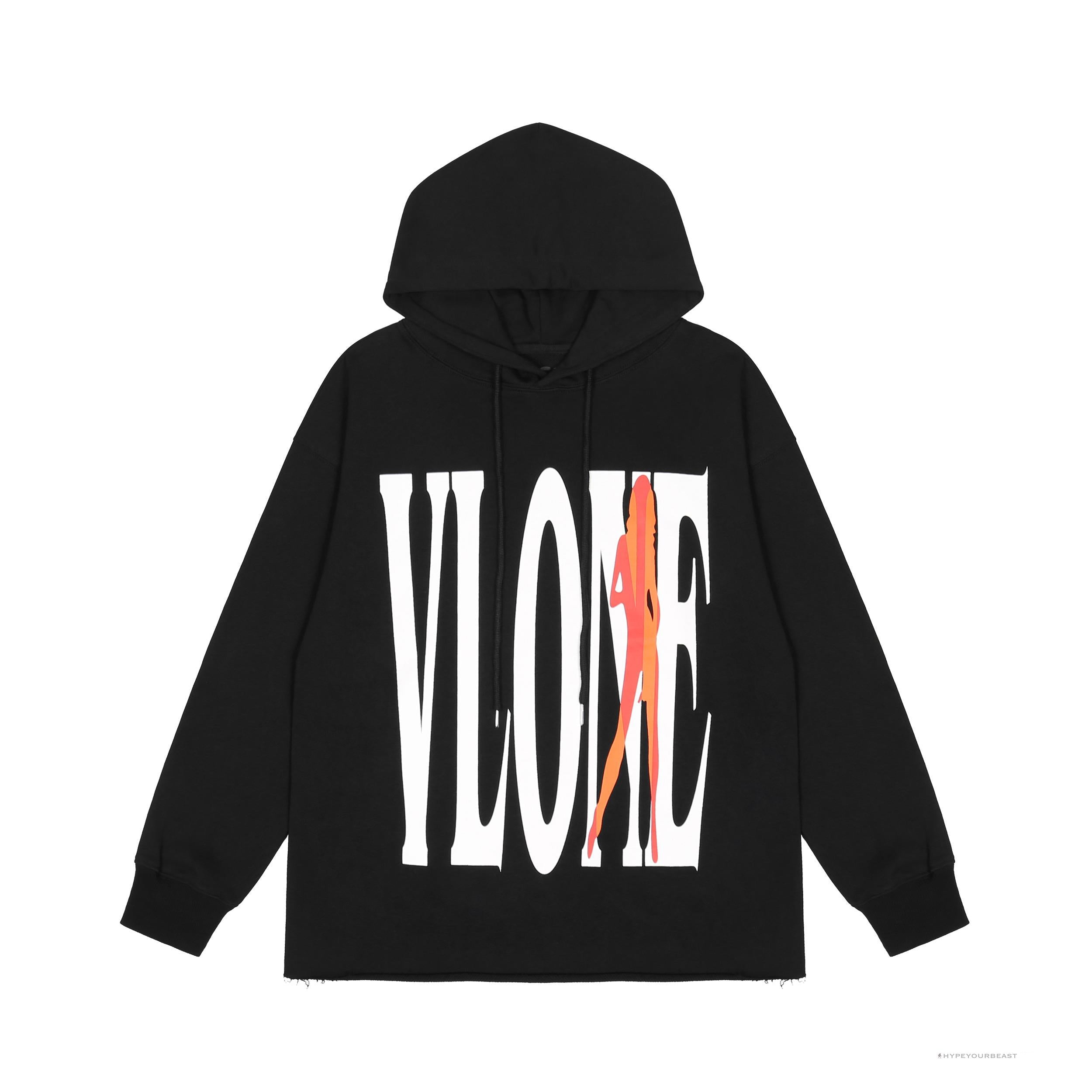 Vlone Hoodie Black Love