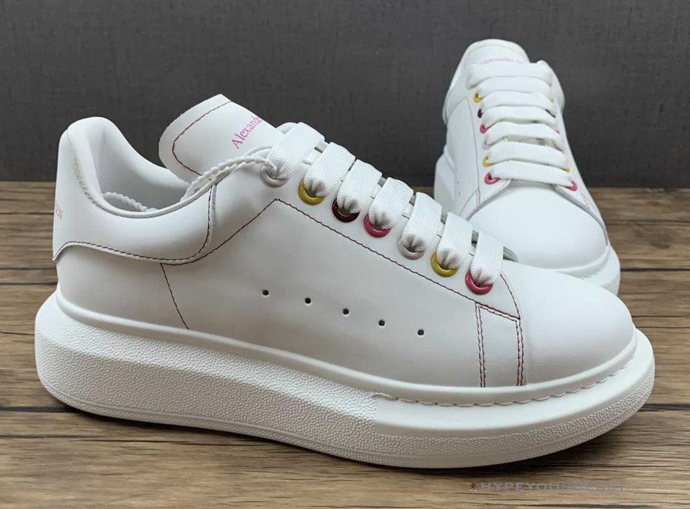 Alexander McQueen White / White / Pink