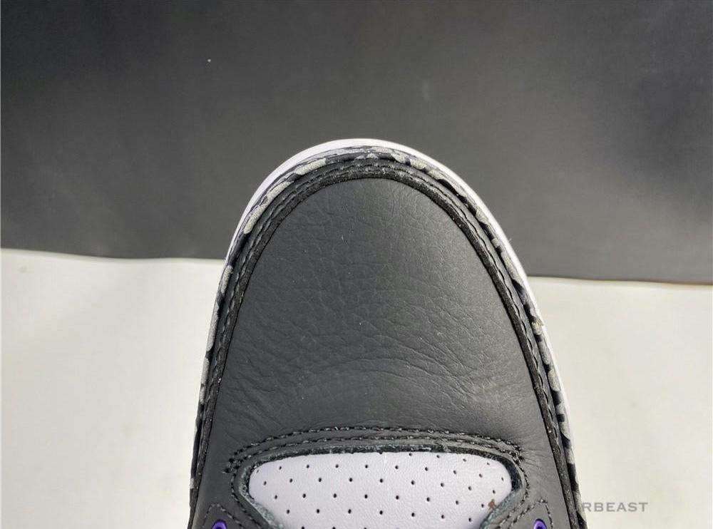 Air Jordan 3 'Court Purple Black Cement'