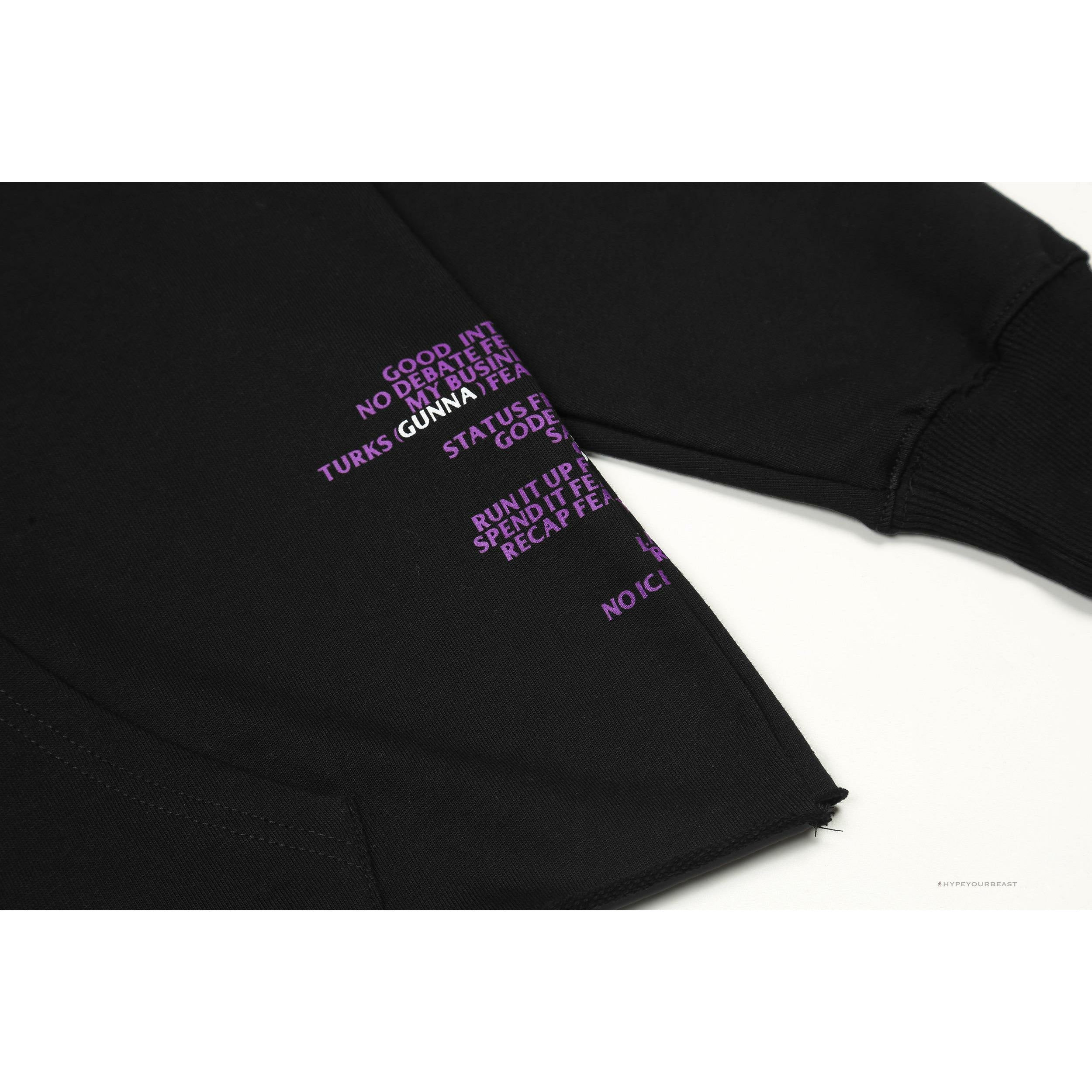 Vlone Hoodie Black Good Intention