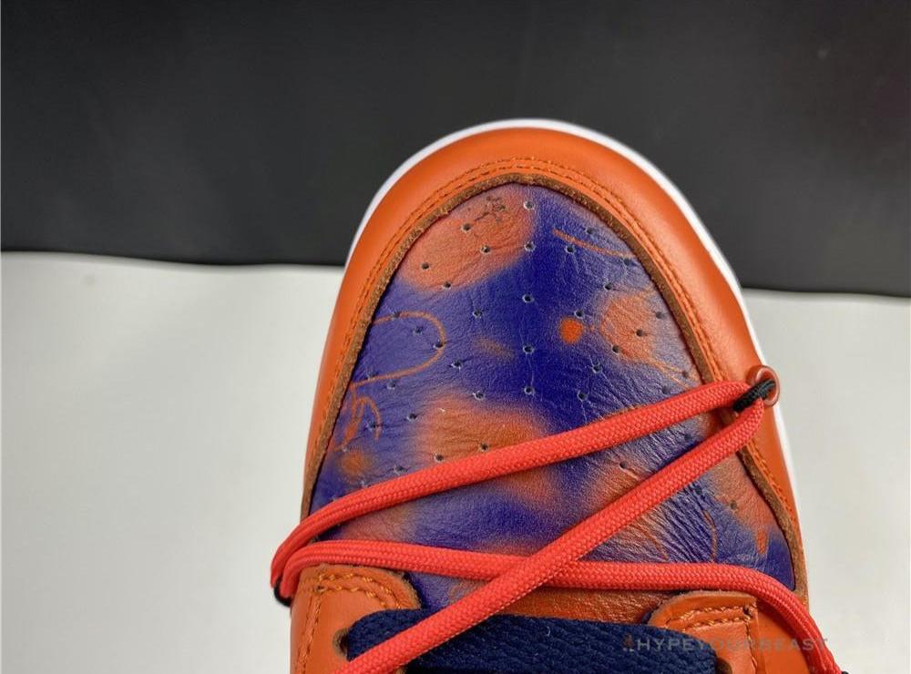 Futura X Off-White X Nike Dunk Low Orange