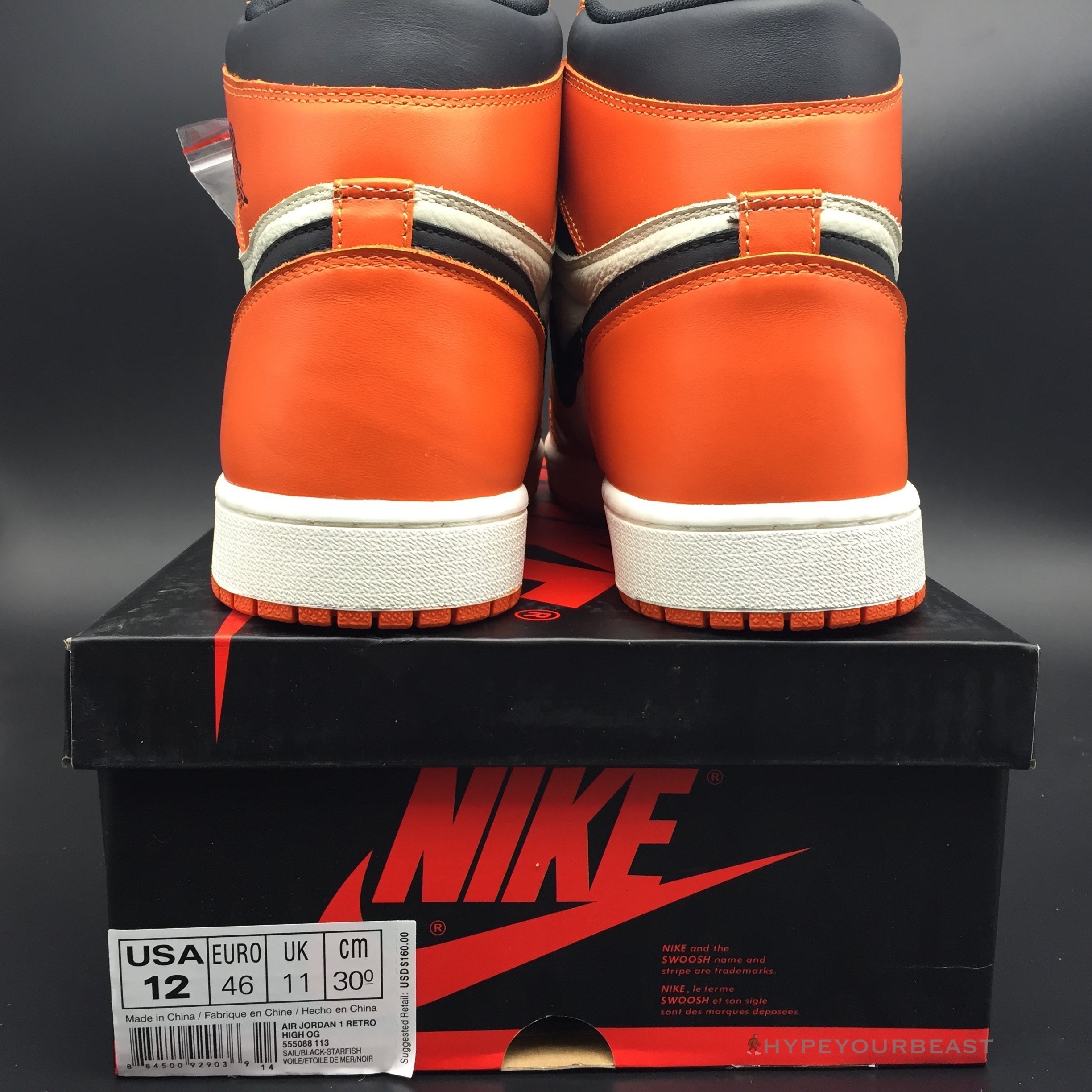 Air Jordan 1 Retro High OG 'Reverse Shattered Backboard'