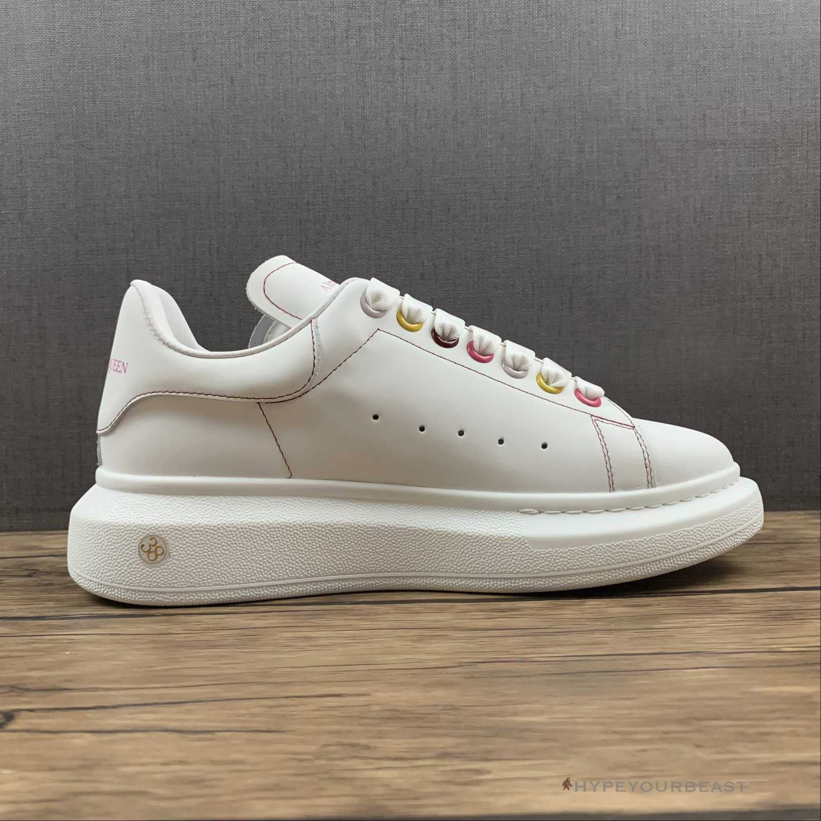 Alexander McQueen White / White / Pink
