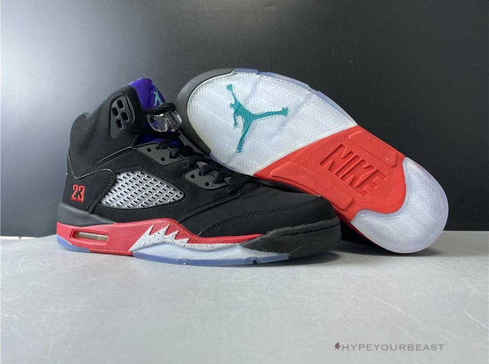 Air Jordan 5 'Grape Fire Red'