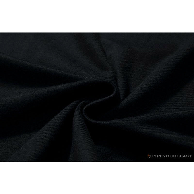 BAPE Luminous Spots Camouflage Great Ape Man Black Head Cotton Short Sleeve Tee Shirt 'BLACK'