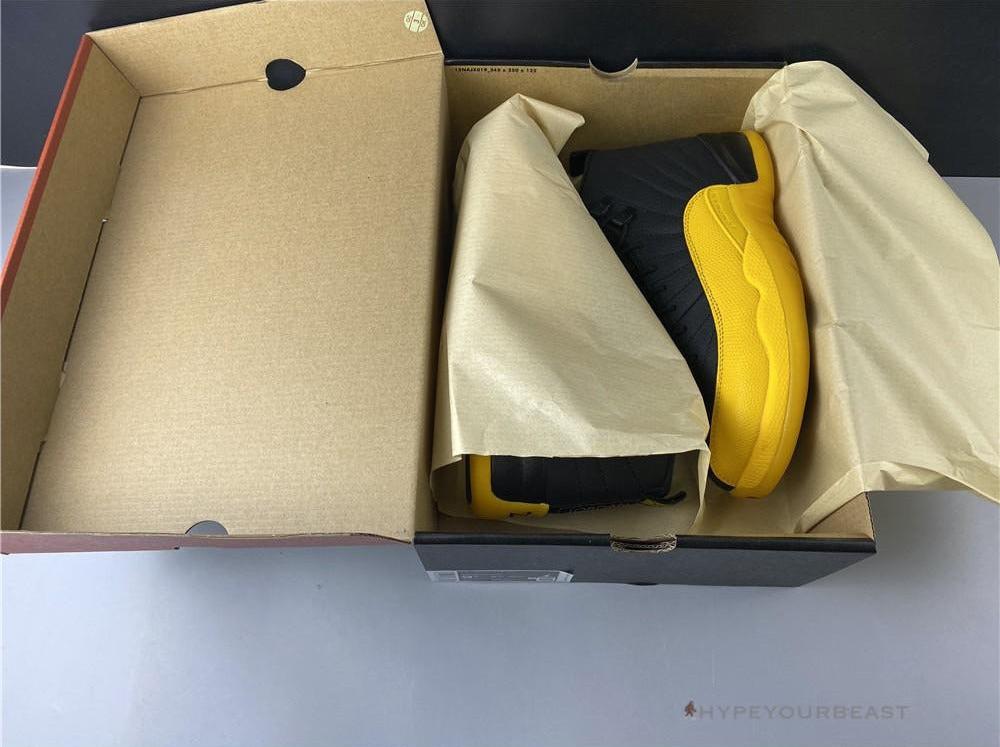 Air Jordan 12 Retro Black 'University Gold'