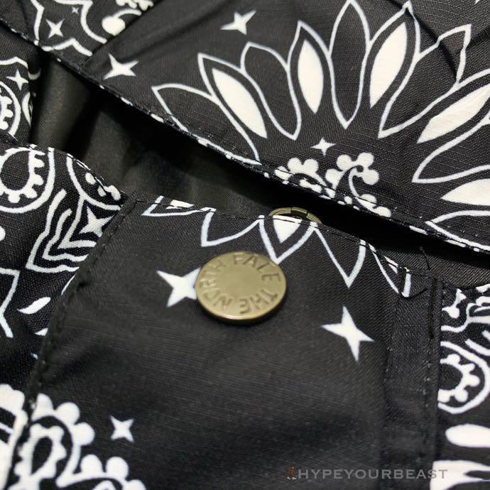Supreme X TNF Bandana Jacket Black
