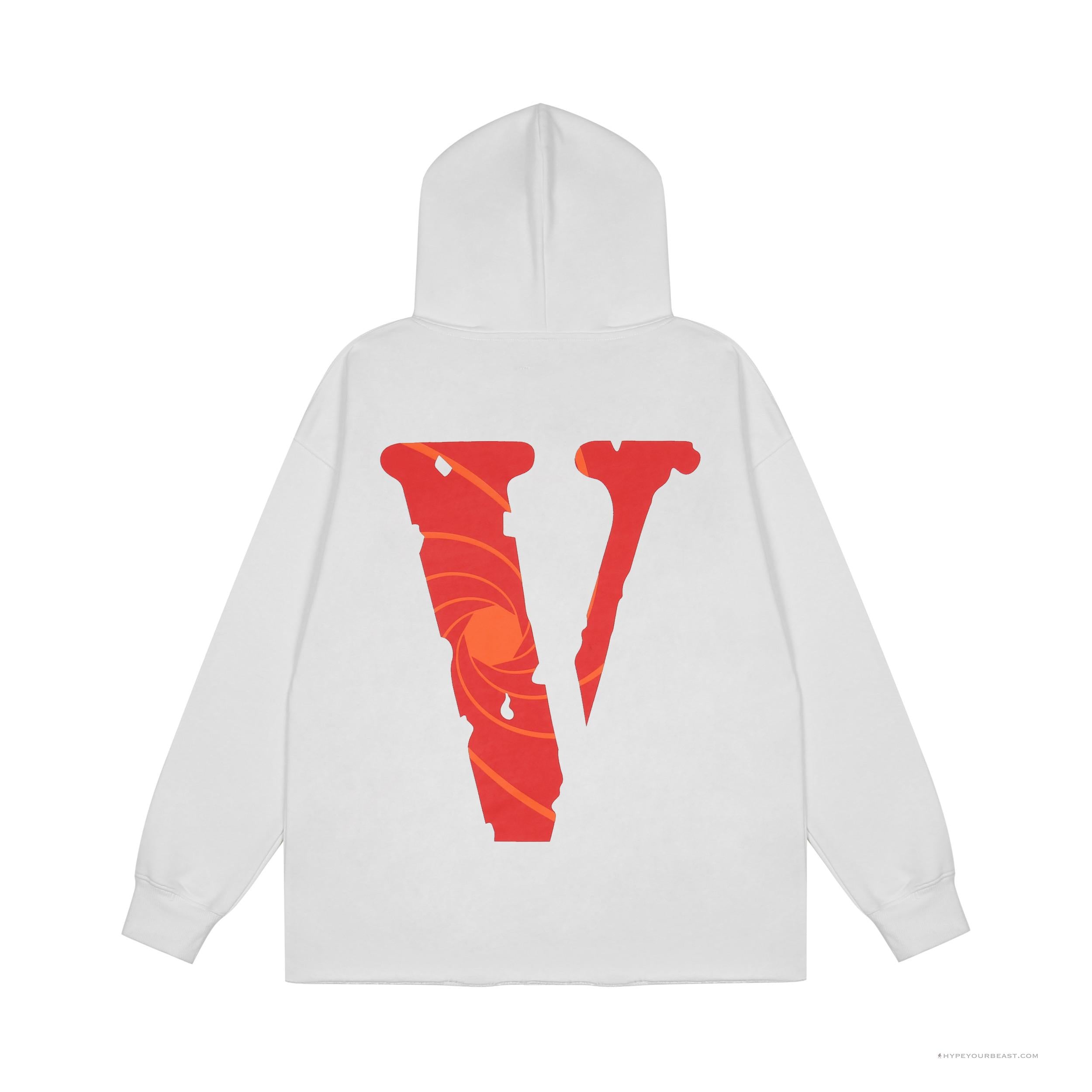 Vlone Hoodie White Love