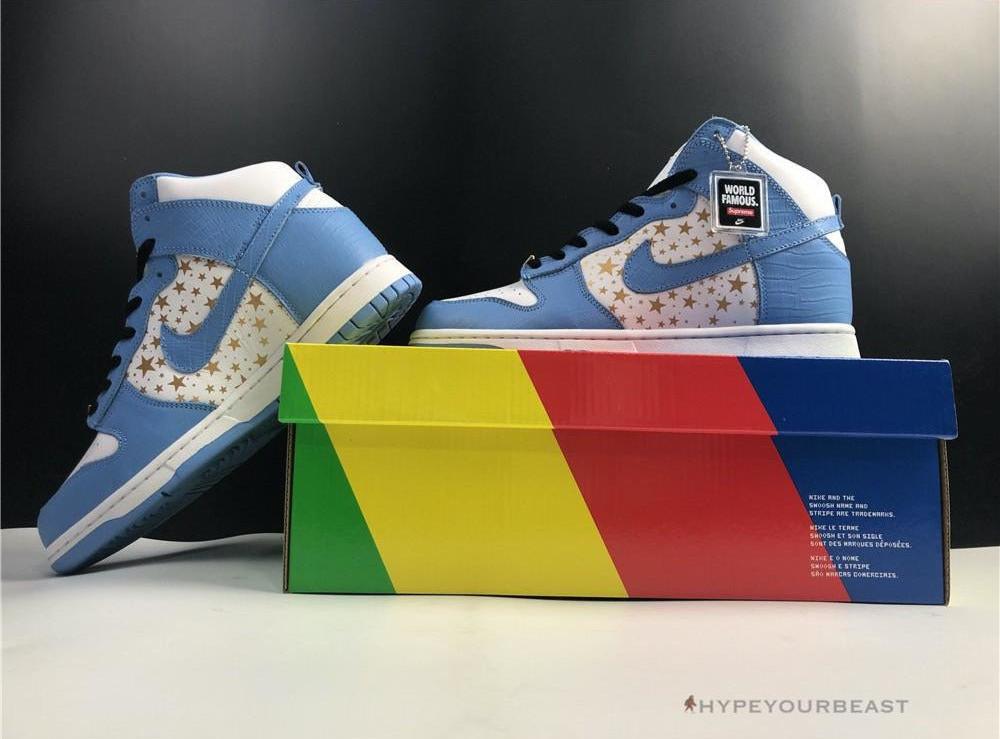 Nike Dunk High Pro SB Supreme Blue Stars