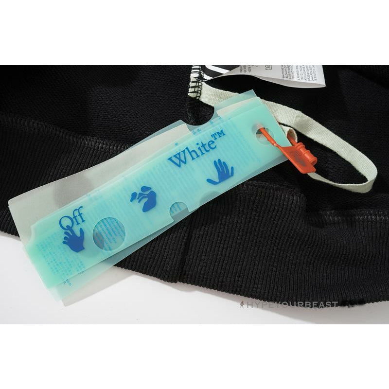 Off-White Green Hoodie - Black