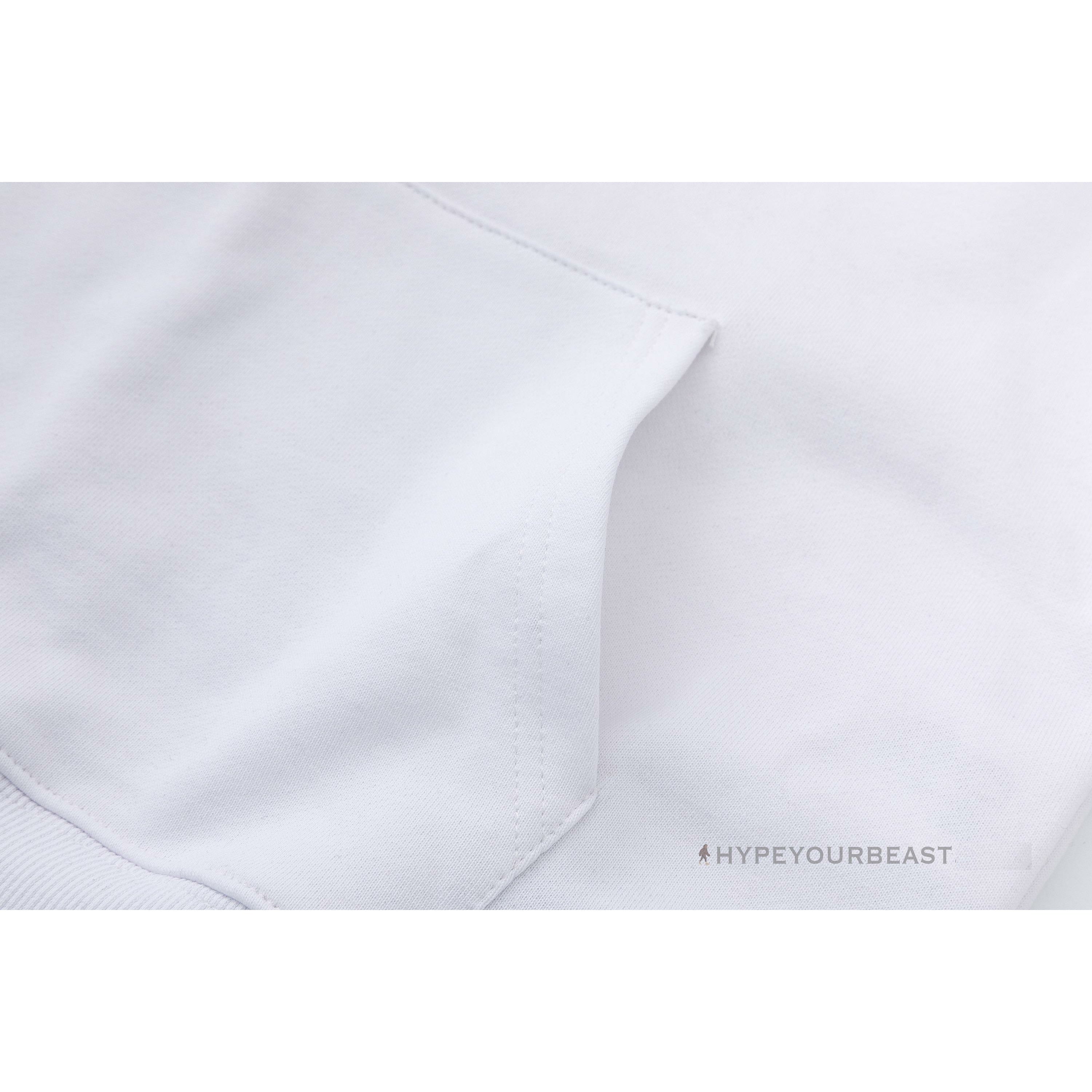 Off White Hoodie Jabba Flower - White