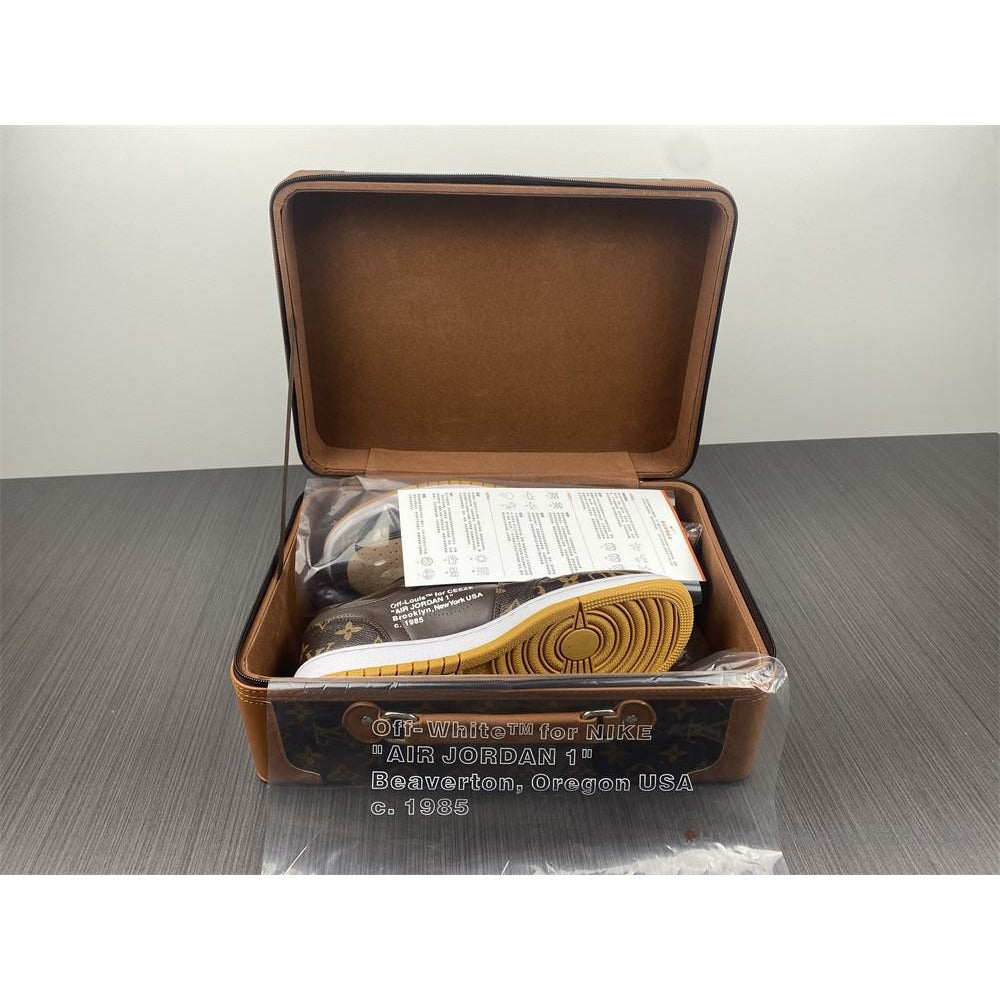 Off White X Jordan 1 Low X LV