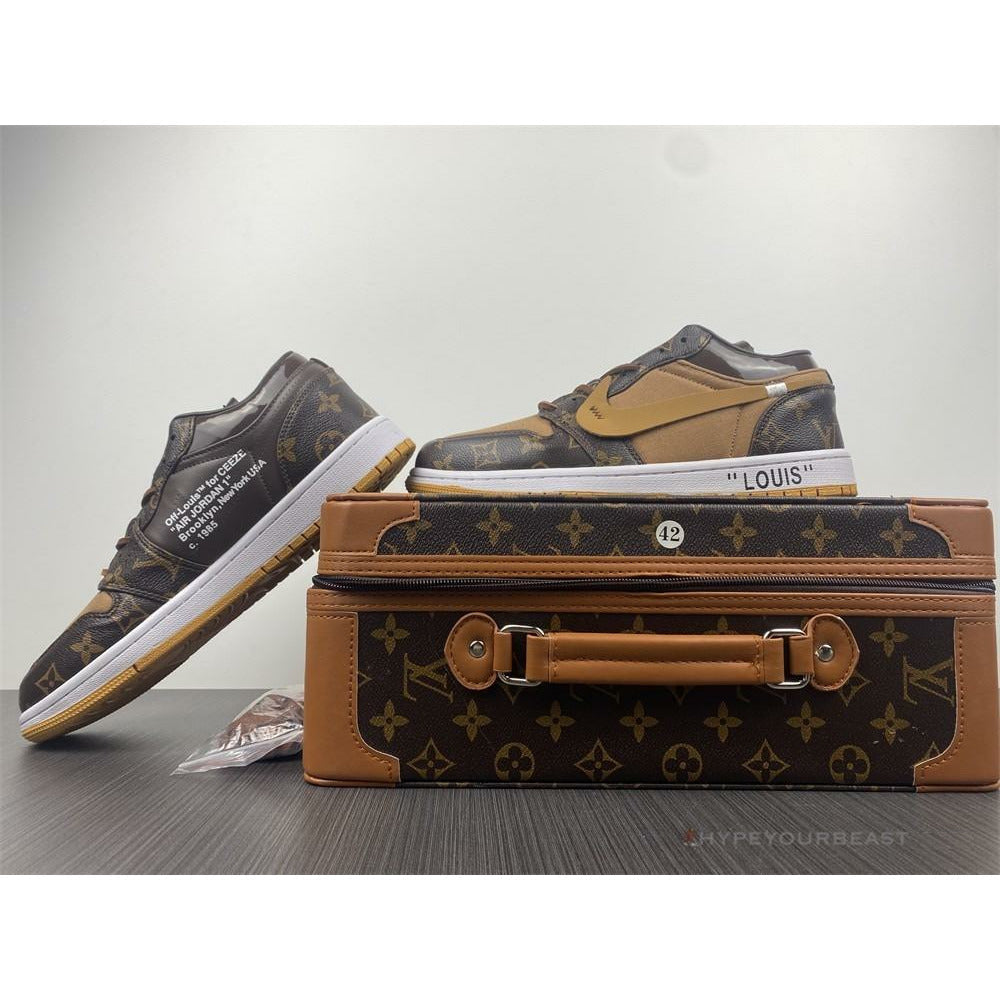Off White X Jordan 1 Low X LV
