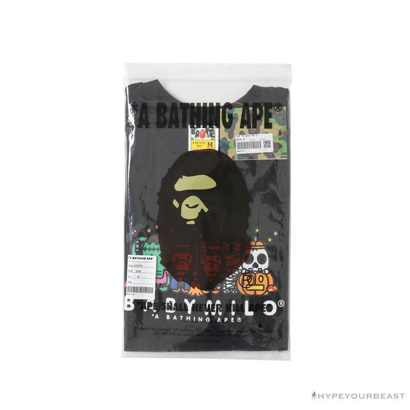 BAPE Baby Milo Halloween Tee Shirt 'BLACK'