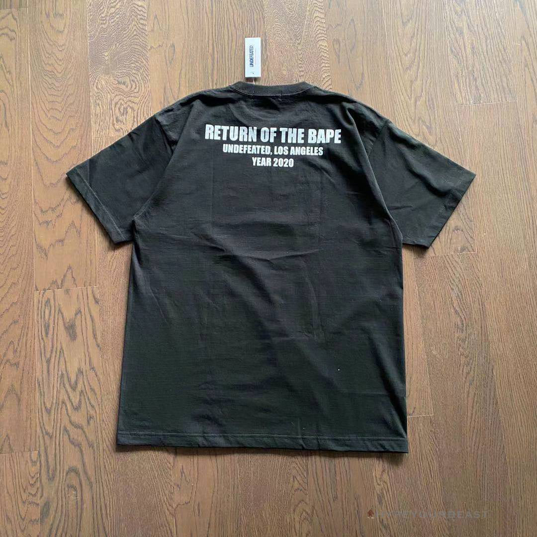 UNDFTD X Bape Tee Shirt Black