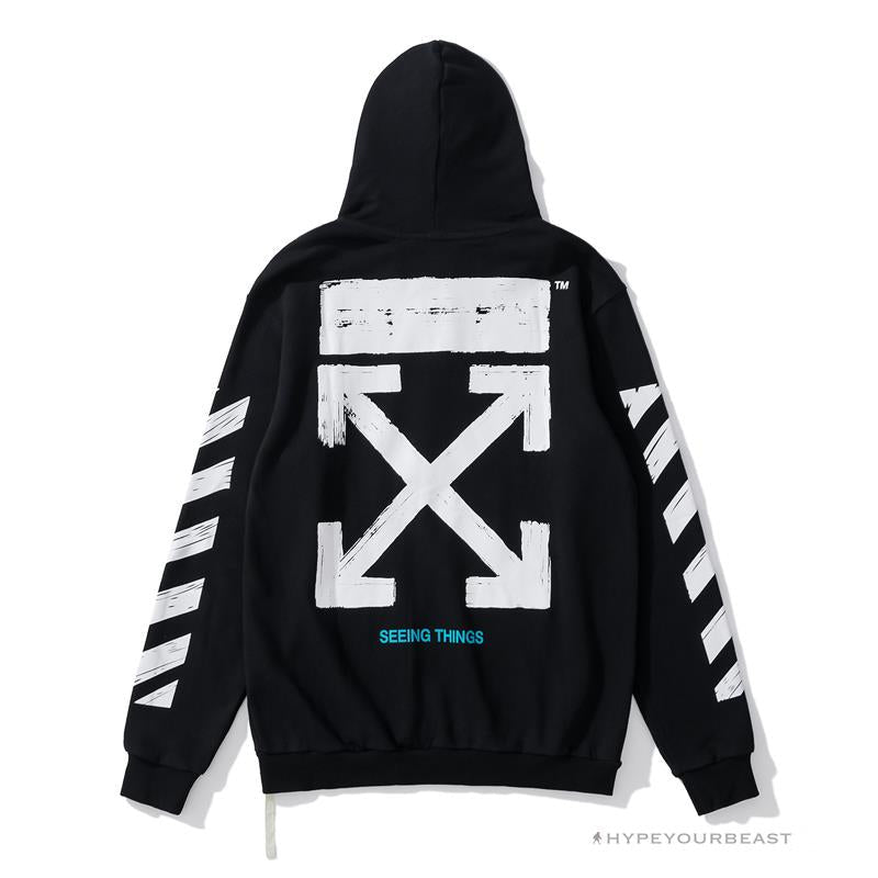 Off White Hoodie Black & White