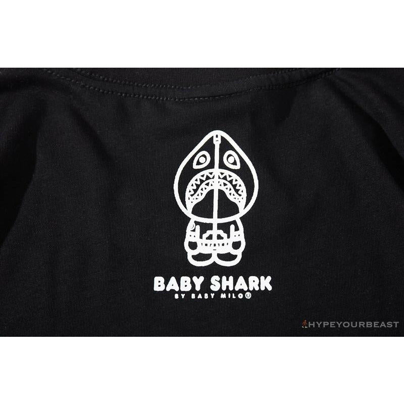 BAPE Baby Shark Blue Shark Tee Shirt 'BLACK'