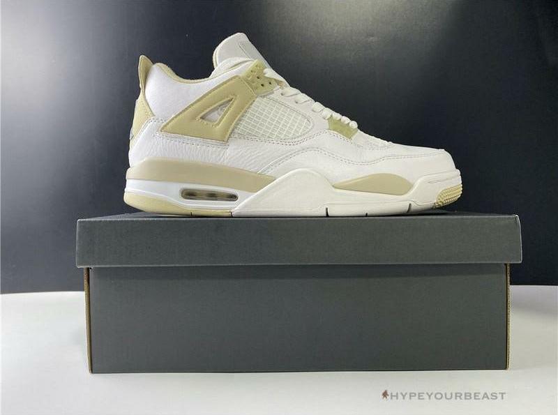 Air Jordan 4 White Gold