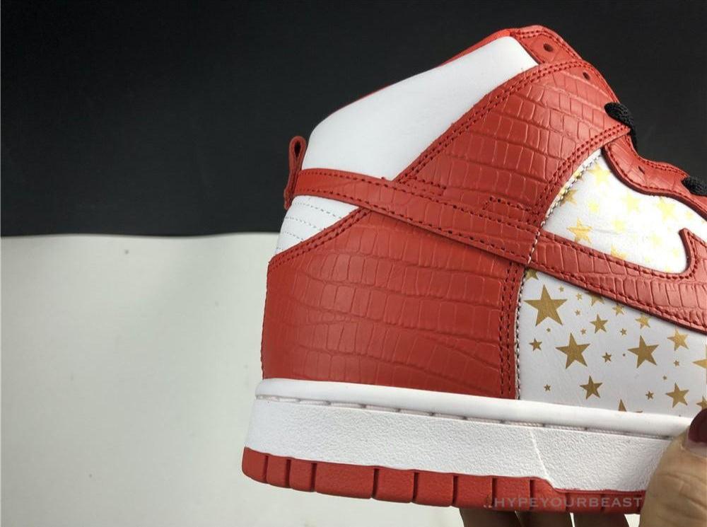 Nike Dunk High X Supreme Red