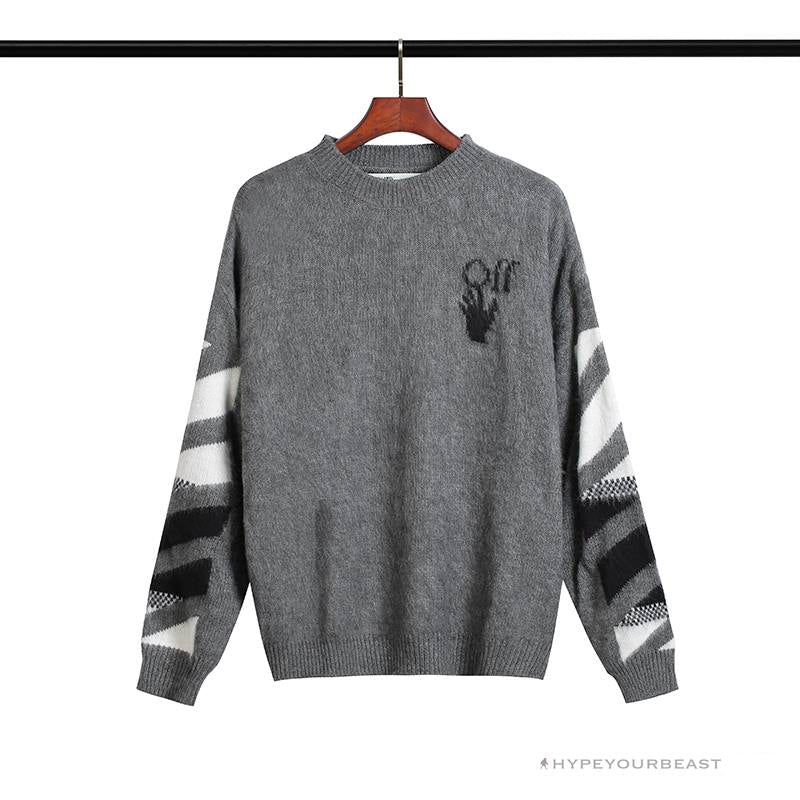 Off White Sweater Grey