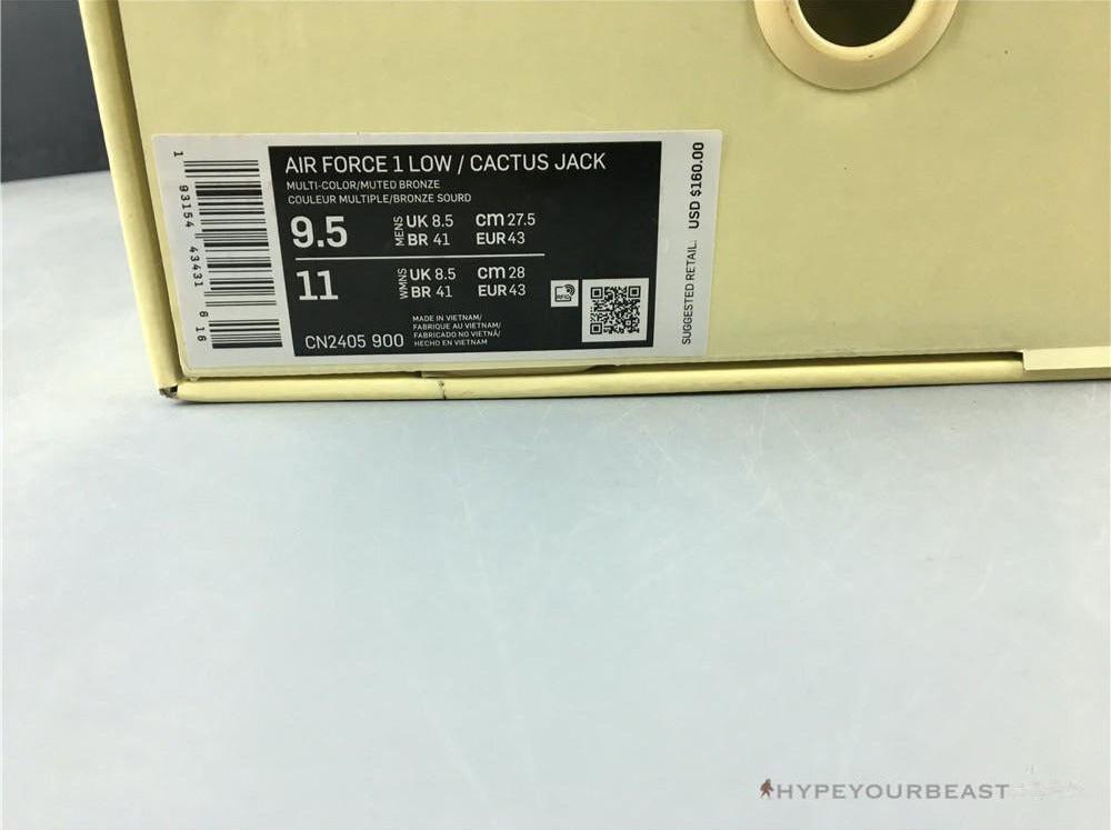 Nike Air Force 1 Low  “Travis Scott - Cactus Jack”