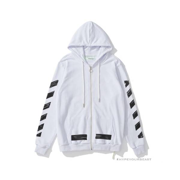Off White Hoodie White & Black