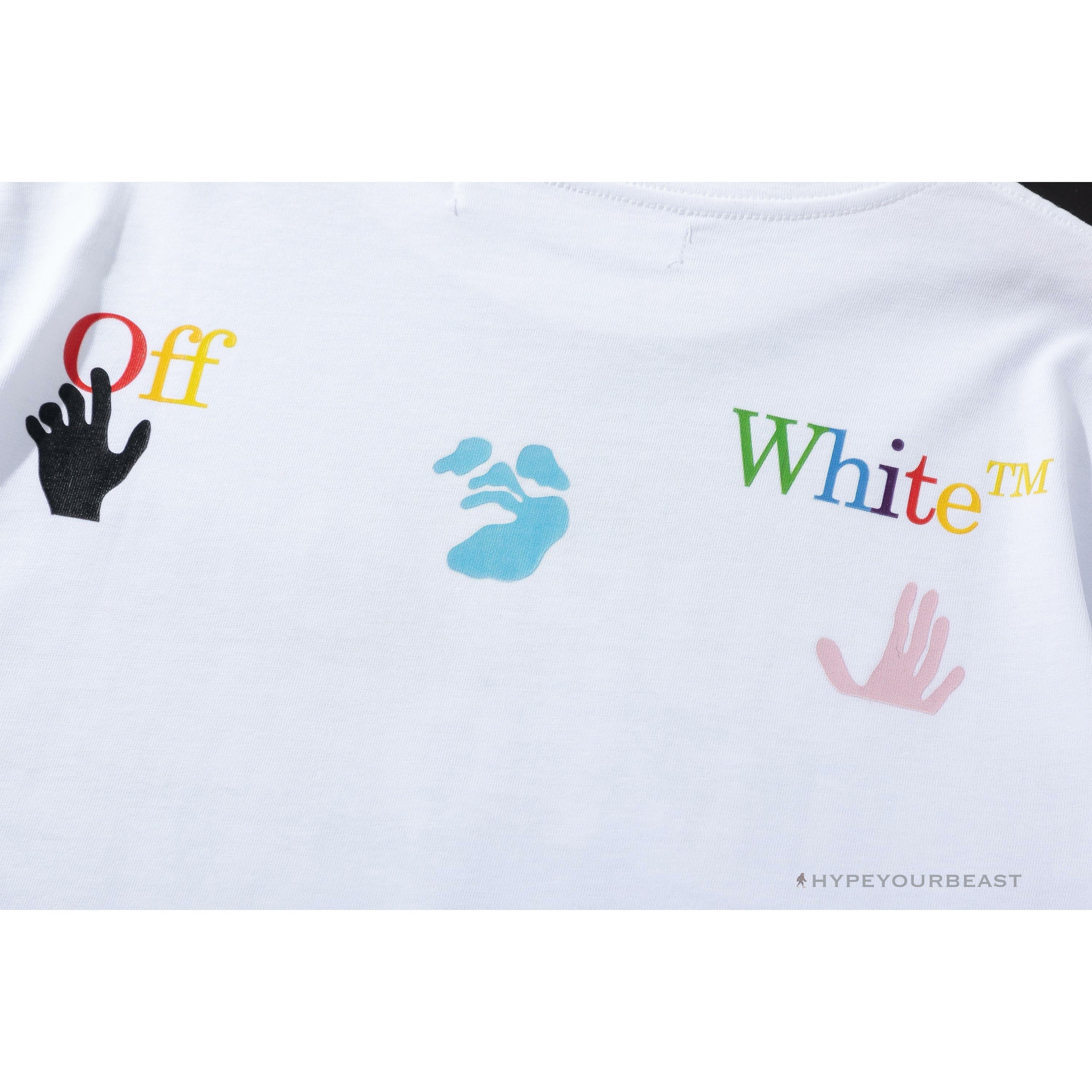 OFF-WHITE Support Love 'WHITE' Tee Shirt