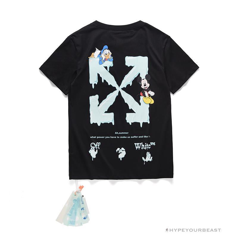 OFF-WHITE Mickey Limited Arrow Tee Shirt 'BLACK'