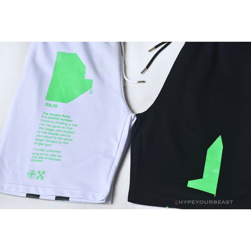 OFF-WHITE Golden Ratio Shorts 'WHITE'