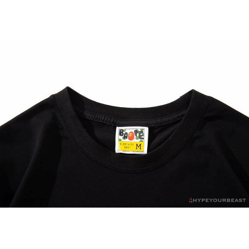 BAPE Shark Head PONR Tee Shirt 'BLACK'