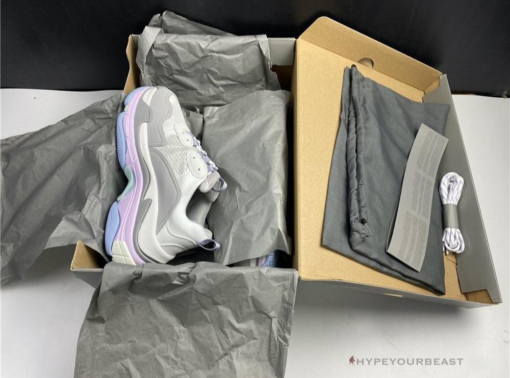 BCG Triple S Grey / Pink