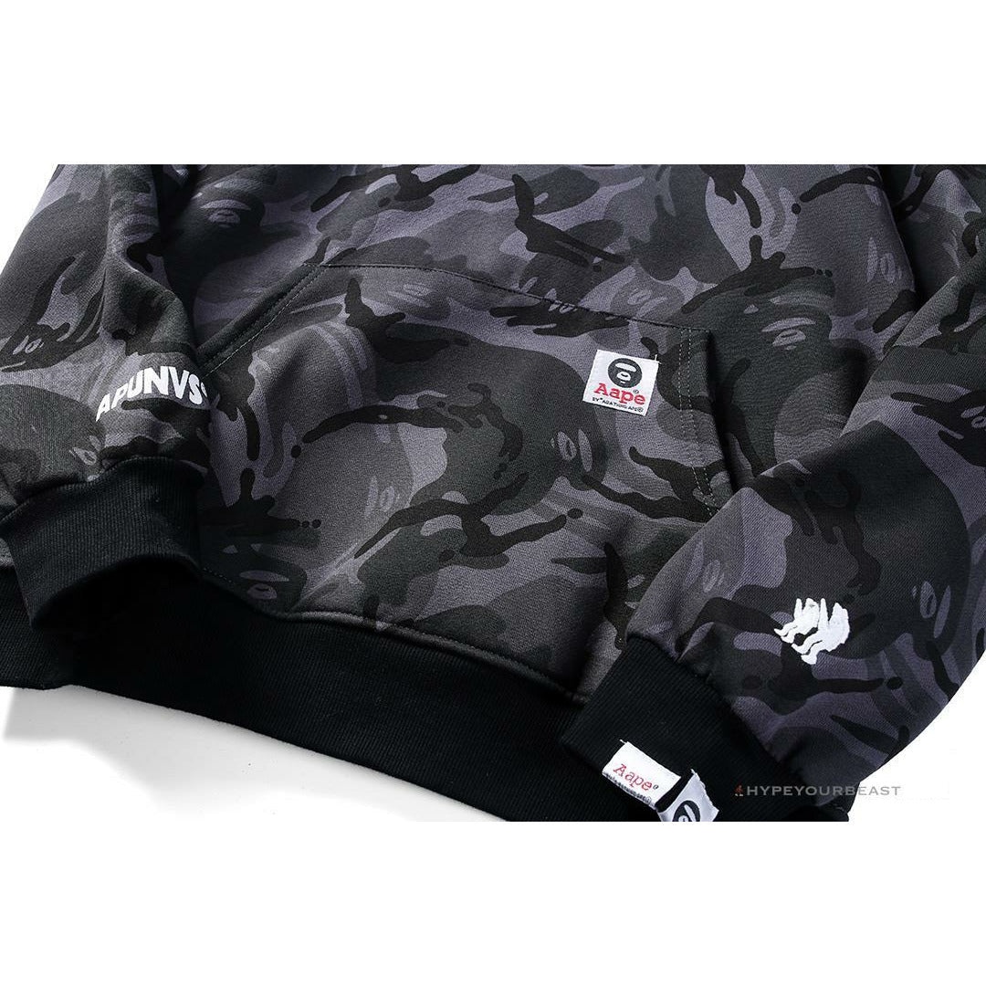 Bape Camo Hoodie Black Camouflage