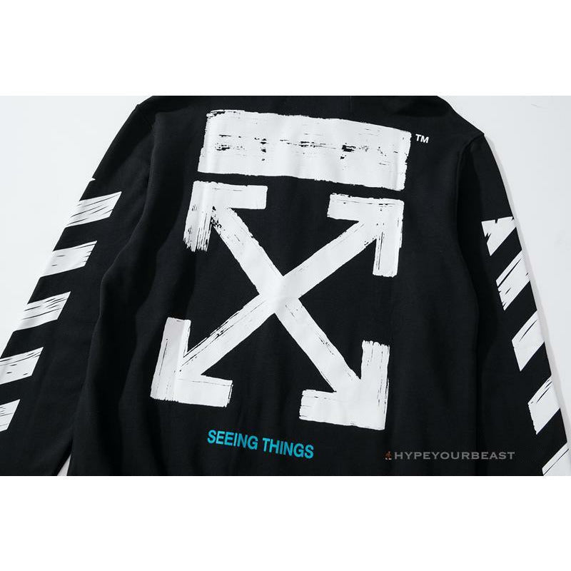 Off White Hoodie Black & White