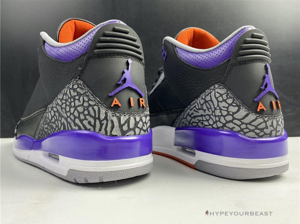 Air Jordan 3 'Court Purple Black Cement'