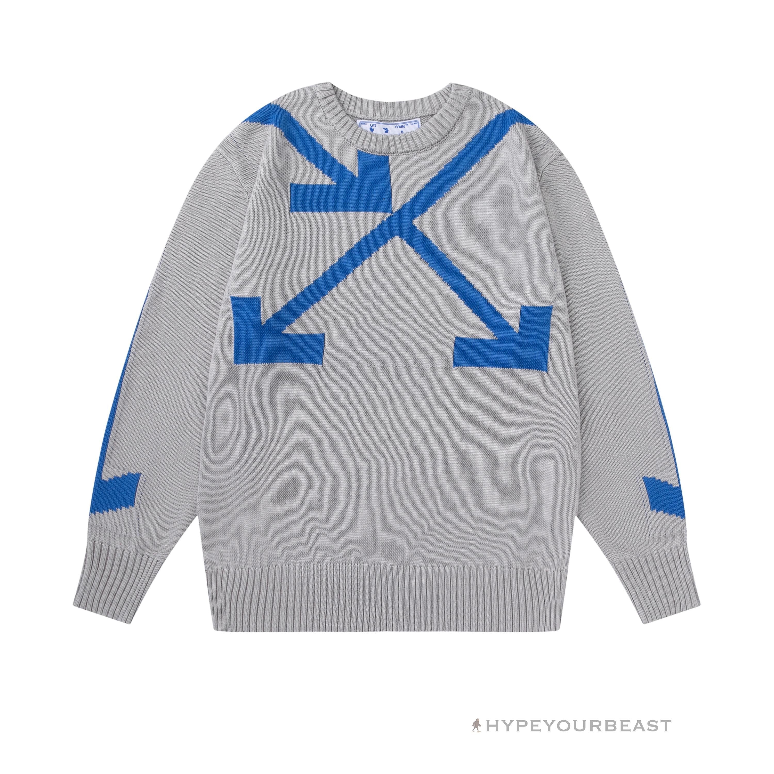 Off-White Shirt Blue Arrow