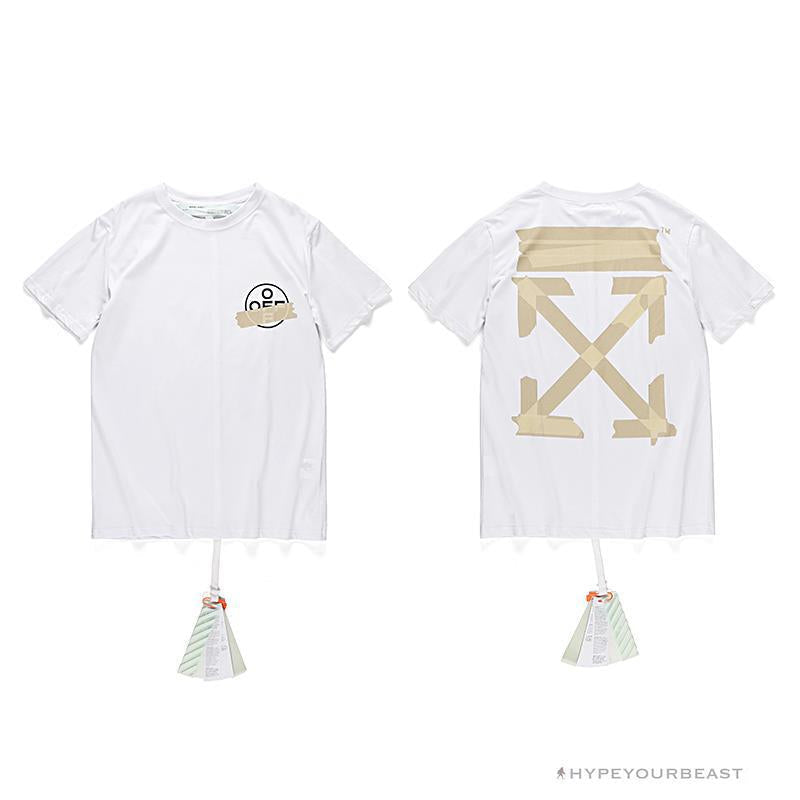 OFF-WHITE Explosive Strip Basic Arrow Tee Shirt 'WHITE'