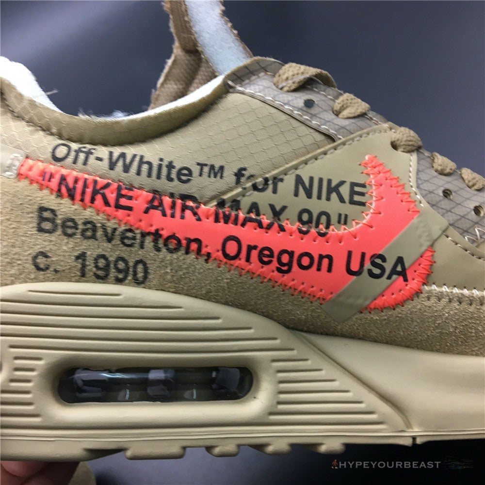 Off White x Nike Air Max 90 "Desert Ore"