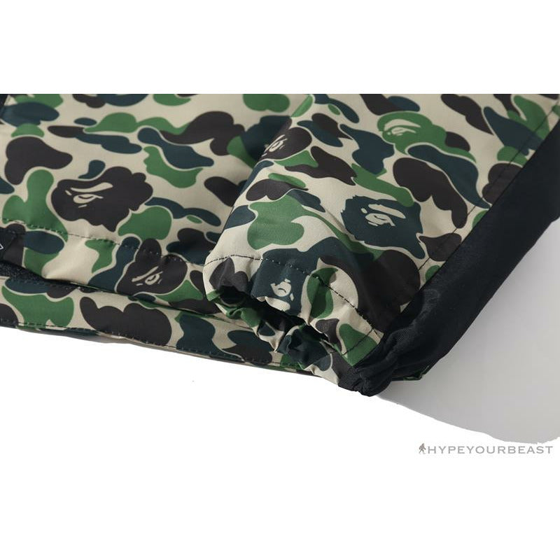 BAPE x FCRB Joint Double Zip Camouflage Hoodie 'GREEN'