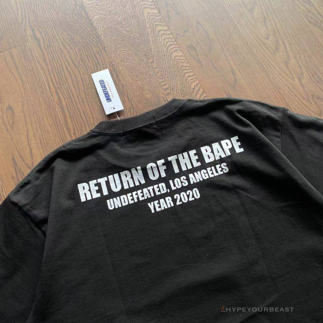 UNDFTD X Bape Tee Shirt Black